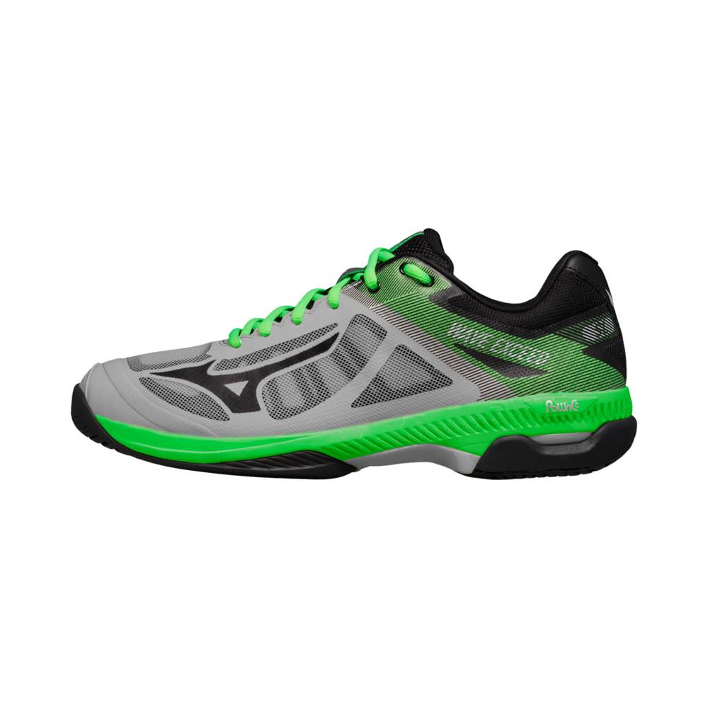 Zapatillas Tenis Mizuno Wave Exceed SL AC Hombre Gris/Verde Outlet CYGQ-26457